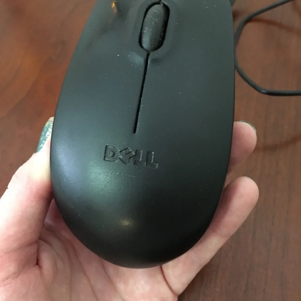 One Dell keyboard and one mouse black bundle